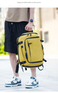 Yellow Stylish & Spacious Backpack – Lightweight, Expandable Travel & Daily Use Rucksack (31×20×43cm)