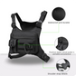 Black Outdoor Tactical Chest Pack – Lightweight Running & Hiking Vest for Men (27×17×5cm)
