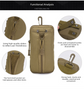 Green Multi-Functional Outdoor Water Bottle & Phone Pouch – Tactical Zippered Waist Pack for Travel, Hiking, and Daily Use