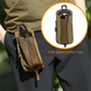 Black camouflage Multi-Functional Outdoor Water Bottle & Phone Pouch – Tactical Zippered Waist Pack for Travel, Hiking, and Daily Use