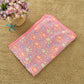 Pink Pet Blanket Set – Plush Paw Print Design, 3-Piece Pack (S/M/L Sizes)