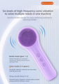 Pink Multi-Functional Silicone Facial Cleansing Brush – Ultrasonic & Heat Infusion Beauty Device