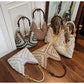 Brown Stylish Hand-Woven Paper Rope Bag – Boho Crochet Tote for Summer & Travel