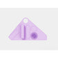 2pc Multi-Functional Silicone Makeup Artist Wristband - Wearable Palette, Brush Holder & Cleaner(Purple)