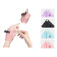 2pc Multi-Functional Silicone Makeup Artist Wristband - Wearable Palette, Brush Holder & Cleaner(pink)