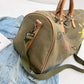 Large Capacity Canvas Travel Duffel Bag with Doodle Print - Weekend & Gym Tote(black)