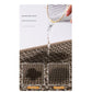 Absorbent & Dirt-Resistant Woven Kitchen Mat - Non-Slip Runner Rug for Home(Interlocking Black)