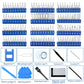 Professional 140-in-1 Precision Screwdriver Repair Tool Kit in Portable Oxford Bag(blue)