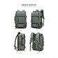 4-in-1 Convertible Travel Backpack & Briefcase - Large Capacity, 16" Laptop Compartment, USB Port(Green)