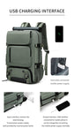 4-in-1 Convertible Travel Backpack & Briefcase - Large Capacity, 16" Laptop Compartment, USB Port(Pink)