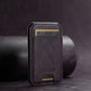 Purple Slim Magnetic Wallet with Kickstand for MagSafe - PU Leather Card Holder