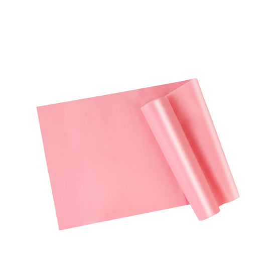 Pink Thickened 2m [60 lbs] Yoga & Fitness Resistance Stretch Bands (Set of 2) for Full-Body Workout & Flexibility Training