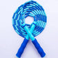 10 Pcs Blue Soft Beaded Jump Ropes, Tangle-Free Beaded Jump Rope - Adjustable Segmented Skipping Rope for Kids & Adults Fitness
