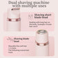 Pink Rechargeable 2-in-1 Electric Shaver for Women - Dual-Head Bikini Trimmer & Body Hair Remover