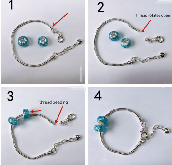 Gold Christmas Advent Calendar DIY Jewelry Kit - 24 Surprises with Gold-Tone Charm Bracelet & Necklace