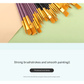 Pink Versatile 10-Piece Artist Paint Brush Set (10 Sets Included) - for Acrylic, Oil, Watercolor & Gouache Painting