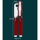 Red (2-Pack) Heavy-Duty Manual Can Opener - Ergonomic 3-in-1 Tool with Stainless Steel Cutter & Bottle Opener