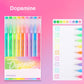Dopamine 9PCS/Set Languo Dopamine Gel Pen Set - Vibrant Multi-Color Writing Instruments for Creativity