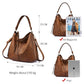Brown Foreign Trade Fashion Large Capacity Handbag - European & American Casual Crossbody Bag, Solid Color Zipper Women&
