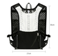 Black-white 5L Breathable Hydration Vest Pack - Sweat-Wicking Running Bag, Cross-border Cycling Backpack, Marathon Trail Travel Nylon Hiking Pack