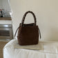 Coffee Retro Maillard Brown Mini Bag - 2025 New Casual Versatile Women&