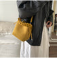 Yellow Retro Maillard Brown Mini Bag - 2025 New Casual Versatile Women&