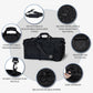 Large Capacity Foldable Travel Duffle Bag - Detachable Shoulder Strap, Gym & Yoga Storage, Business Luggage & Sports Bag (24.5x11.5x14 inches)
