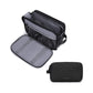 Black Large Capacity Travel Toiletry Bag - Splash-Proof Organizer for Men&