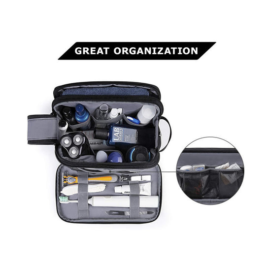 Pink Large Capacity Travel Toiletry Bag - Splash-Proof Organizer for Men&