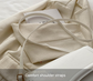White Minimalist Chic Shoulder Bag - Simple Crossbody Handbag for Women (24.5x6x16.5 cm, 0.3KG)