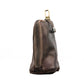 Coffee Vintage Top-Grain Cowhide Key Pouch - Men&
