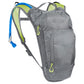 Grey Compact Hydration Backpack Lightweight Cycling Daypack for MTB and Running Breathable Mesh Shoulder Straps Outdoor Sports Bag