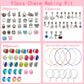 93 Piece DIY Charm Bracelet and Necklace Making Kit for Girls Creative Jewelry Craft Set with Rainbow Beads and Silver Pendants Ideal Kids Gift