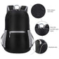Green Ultra Lightweight Foldable Backpack Packable Daypack Compact Travel Rucksack with Mesh Pockets Ideal for Outdoor Adventures