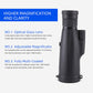 10-30X50 High Power Zoom Monocular Telescope Set with Smartphone Holder and Tripod Waterproof HD Spotting Scope for Bird Watching Camping and Concerts
