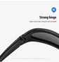 2 Pack Purple Frame + Blue Frame Sports Sunglasses Men Small Frame Cycling Glasses Anti-Glare UV Protection Outdoor Eyewear Ideal for Driving and Running
