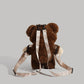 Brown Bear Cute Plush Teddy Bear Backpack Stuffed Animal Rucksack Convertible Shoulder Bag for Girls and Teens Brown Novelty Gift