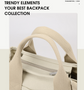 Beige Small Canvas Tote Bag Crossbody Lunch Handbag with Adjustable Strap Fits 9.7 Inch Tablet for Women Daily Work and Travel