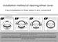 White-black Bling Crystal Steering Wheel Cover 38cm Universal Fit Rhinestone Car Accessories for Women - Non-Slip Diamond Protector for Standard 15 Inch Wheels