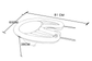 Pink Inflatable Hair Washing Basin with Drain Tube and Pump for Seniors Bedridden and Pregnant Women - Portable Home Shampoo Basin for Easy Hair Care