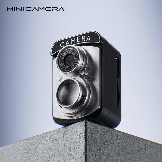 Retro Design Mini Digital Thumb Camera for Students - 2.0MP Video Recording with 16GB TF Card and 6 Style Filters - Compact CCD Style