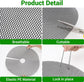 6 Pack Plant Pot Grids 15.7 Inch Flower Pot Soil Protector Cat Dog Pet Proof Cover for Australian Homes Indoor Outdoor Gardening Soil Guard