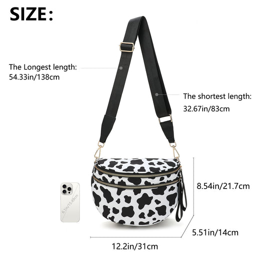 Black-and-white Checkered Pattern Women&
