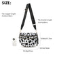 White-and-beige Checkered Pattern Women&