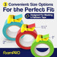 15 Pack Masking Tape Cutter Set (5 x 3 Sizes) Compact Clip-On Dispenser for 1", 1.5" & 2" Rolls Painter&