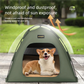 Small Size Pet Tent for Cats & Dogs(Grey) - Portable Comfort Shelter with Soft Cushion