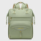 Multifunctional Diaper Bag Backpack(Green) - Large Capacity & Organized Storage for Baby Essentials