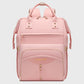 Multifunctional Diaper Bag Backpack(Pink) - Large Capacity & Organized Storage for Baby Essentials