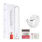 White Pro Portable Electric Nail Drill Kit With 10 Bits - Fast, Quiet, Rechargeable