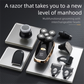 Black 5-in-1 Head Shaver & Grooming Kit - USB Charge